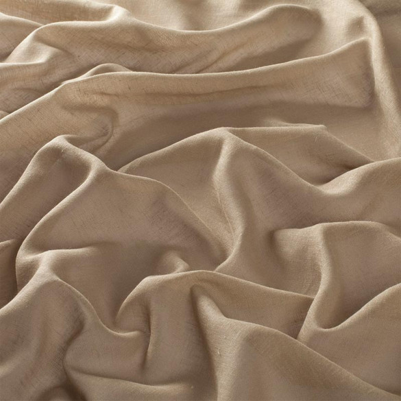 Tissu effet lin Gwendolyn taupe 520 Jab 300 cm