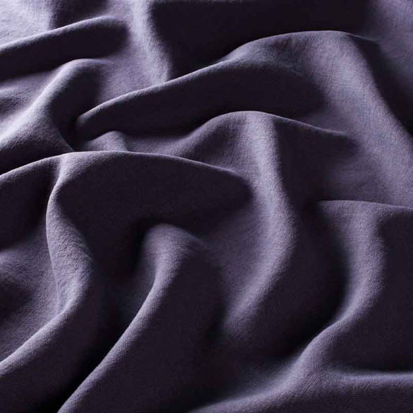 Tissu lin Stone Washed violet 82 Jab