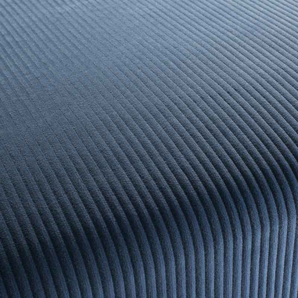 Tissu velours côtelé Cord uno bleu 51 Jab