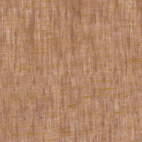 Voilage lin Illusion jaune or parme Casamance 147 cm