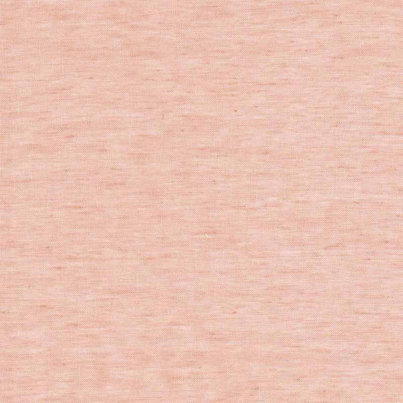 Voilage lin Illusion blanc pêche Casamance 300 cm