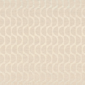 Tissu jacquard Ritournelle Dual ivoire Casamance