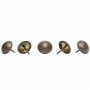 500 Clous tapissier Vieilli Bronze Moyen Perle Fer 18mm