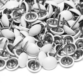 1000 clous tapissier prestige blanc pur satiné Ø11 mm