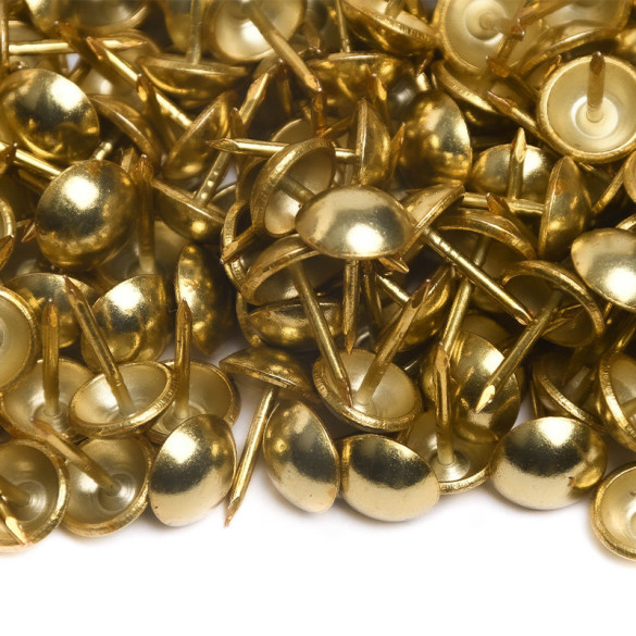 200 clous tapissier laitonné Ø10,5 mm