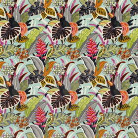 Tissus velours Iguaçu Velvet fuschia Camengo