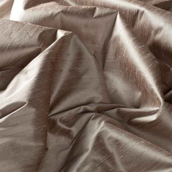 Tissu shantung Stefano taupe 294 Jab