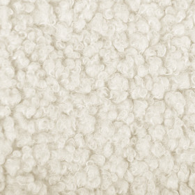 Tissu fourrure de mouton Oreo blanc cassé Froca