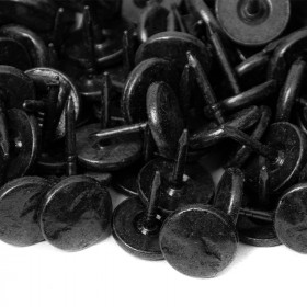 100 Clous tapissier Graphite Martelé 12 mm