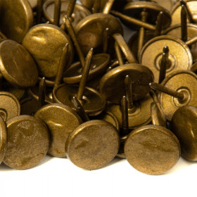 100 Clous tapissier Oxydé Martelé 16 mm