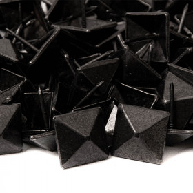 100 clous tapissier pyramide plomb 17x17mm