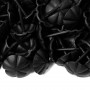 100 Clous tapissier Marguerite Noir Mat style fer 16mm
