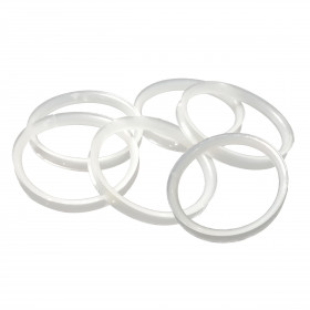 100 Glisses oeillets silencieux Transparent Ø40 mm