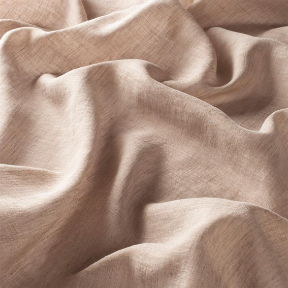 Voile aspect lin Lavera beige 20 Jab 290 cm