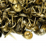 1000 Clous tapissier martelé Or Vieilli strié Perle Fer 11 mm