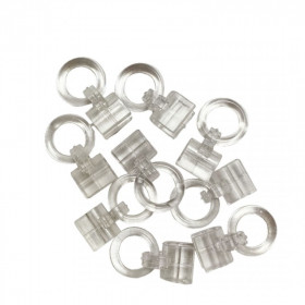 10 Anneaux clips pour jonc Ø6 mm
