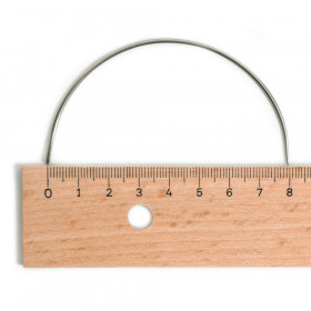 Carrelet courbe fort 125mm Osborne - Chas intérieur