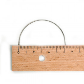 Carrelet courbe fin 100mm Chas latéral