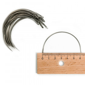 25 Carrelets courbes fins 100mm Chas latéral