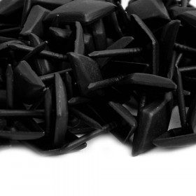 100 Clous tapissier Noir Mat Losange 11x20 mm