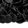 100 Clous tapissier Noir Mat Martelé 16 mm