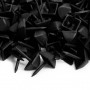 100 clous tapissier pyramide noir mat 9x9 mm
