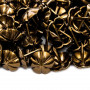 100 Clous tapissier Marguerite Laiton Vieilli style fer 16mm