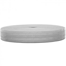 Ruflette à plis automatiques 45 mm transparente - rouleau de 100 mètres