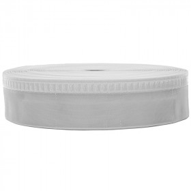 Ruflette vague 75 mm transparente - rouleau de 100 mètres