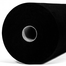 Tissu non tissé polypropylène noir 70 g/m² - 160 cm - 100m