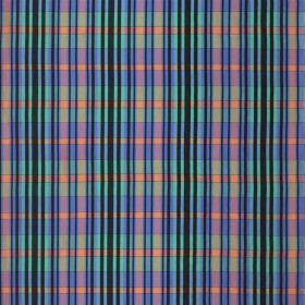 Tissu tartan Banarasi cobalt Designers Guild