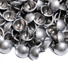 500 Clous tapissier Prestige Argenté Perle Fer 16 mm