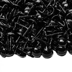 1000 clous tapissier noir brillant Ø8 mm