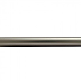 Tringle rideau Ø28 mm alu brossé 200 cm