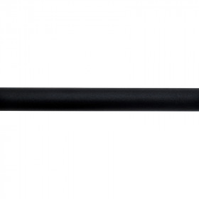 Tringle rideau Ø28 mm noir grainé 150 cm