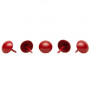 200 Clous Tapissier Rouge Perle Fer 10,5 mm
