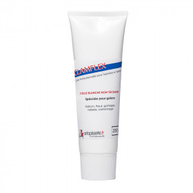 Colle blanche pour tissus Clamflex 250g