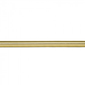 Tringle rideau Ø20 mm décor laiton mat 200 cm