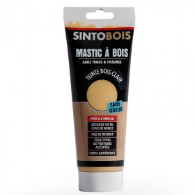 Mastic pour bois clair Sintobois 400g