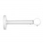 Support extensible mur et plafond Ø20 mm Blanc Mat 110-160 mm