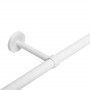 Support extensible mur et plafond Ø20 mm Blanc Mat 110-160 mm