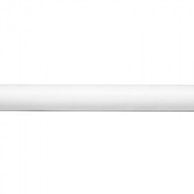Tringle rideau Ø28 mm blanc mat 150 cm