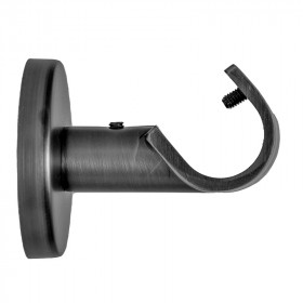 Support berceau Ø20 mm argent vieilli 45 mm