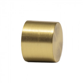 Embout bouchon Ø20 mm Décor Laiton Mat lot de 2