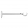 Support extensible mur et plafond Ø28 mm Blanc Mat 190-300 mm