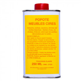 Popote meubles cirés pour bois clair Lefaucheux 250ml