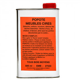 Popote meubles cirés pour bois moyen Lefaucheux 500ml