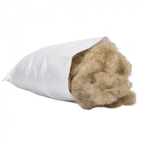 Crin animal cardé blond, les 5 kg