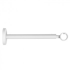 Support extensible mur et plafond Ø20 mm Blanc Mat 190-300 mm