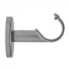 Support berceau Ø28 mm Alu Brossé 60 mm